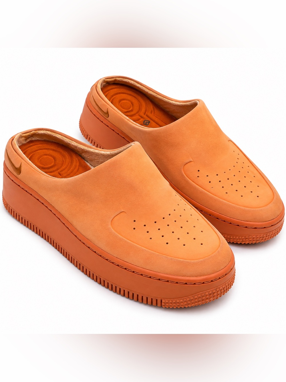 Nike Air Force 1 Lover XX Cinder Orange Reimagined Slip On Women’s 8